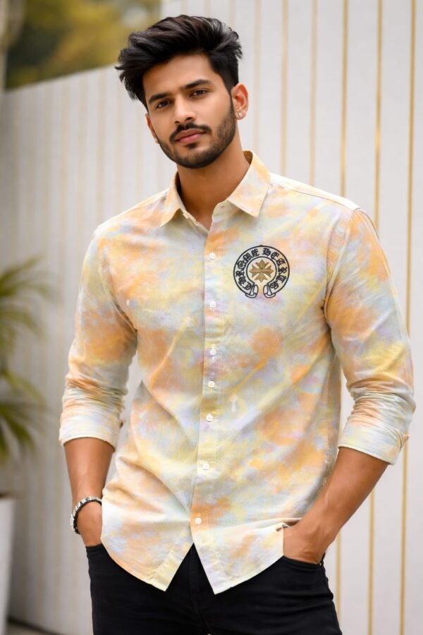 Sunfade Crest Printed Shirt