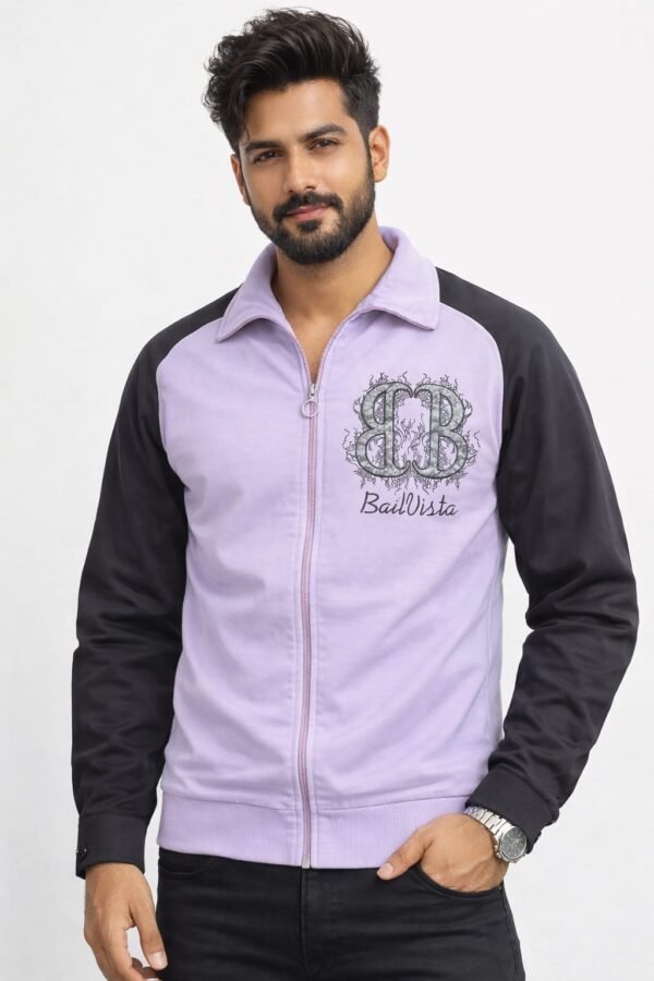 Men’s Premium Zip Jacket – Embroidered Casual Outerwear