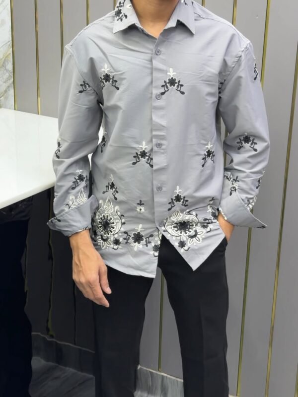 Men’s Premium Embroidered Casual Shirt Combo